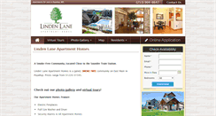 Desktop Screenshot of lindenlaneapartmenthomes.com